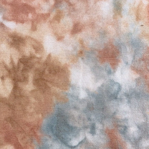 Tie Dye Sweatshirt by LUSH, Pockets, Lightweight, Warm Tones, Made in USA, NWOT - Picture 8 of 13